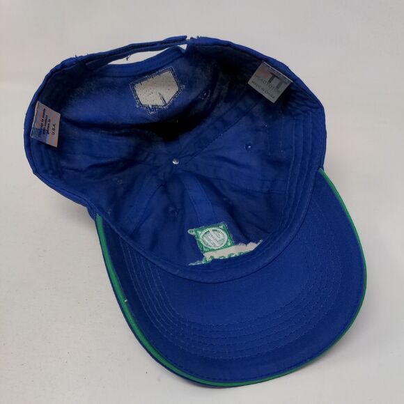 James Hardie Lowe's Strapback Hat Blue One Size Adjustable Embroidered Cotton - Picture 6 of 8